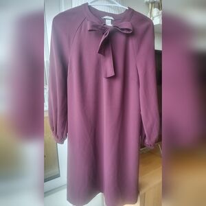 H&M Long Sleeve Purple Dress